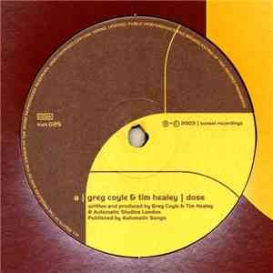 Greg Coyle & Tim Healey - Dose album