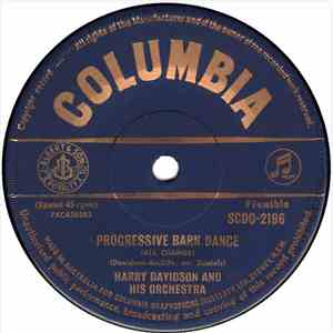 Harry Davidson And His Orchestra - Progressive Barn Dance album
