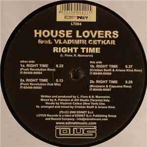 House Lovers  Feat. Vladimir Cetkar - Right Time album