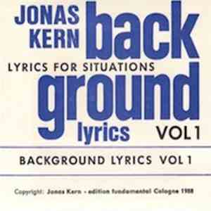 Jonas Kern - Background Lyrics Vol 1 (Lyrics For Situations) album