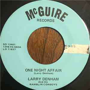 Larry Denham And His Ramblin Cowboys - One Night Affair album