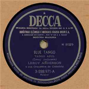 Leroy Anderson E Sua Orquestra De Concêrto - Blue Tango / Belle Of The Ball album