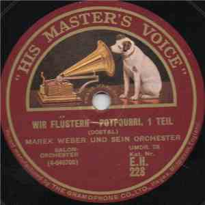Marek Weber Und Sein Orchester - Wir Flüstern - Potpourri album