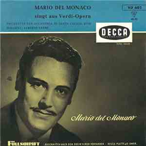 Mario Del Monaco - Mario Del Monaco Singt Aus Verdi-Opern album