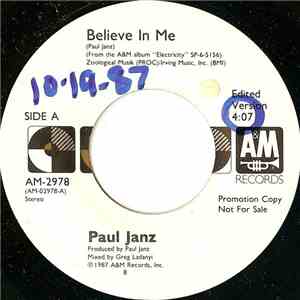 Paul Janz - Believe In Me album