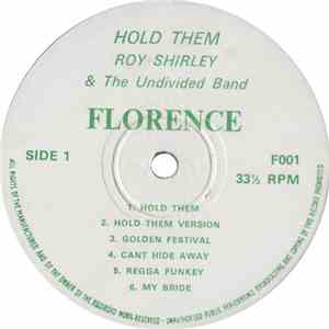 Roy Shirley & The Undivided Band - Hold Them album