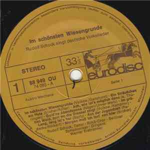 Rudolf Schock - Im Schönsten Wiesengrunde album