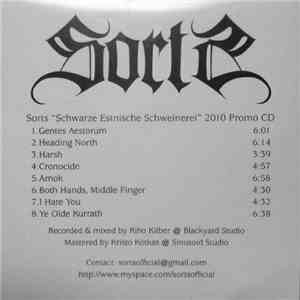 Sorts - Schwarze Estnische Schweinerei album