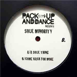 Soul Minority - A Soul Thing / Come Back For More album