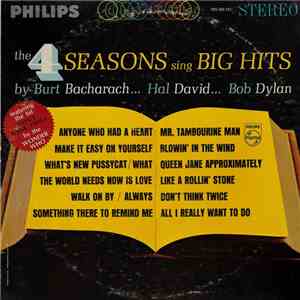The 4 Seasons - The 4 Seasons Sing Big Hits By Burt Bacharach... Hal David... Bob Dylan album