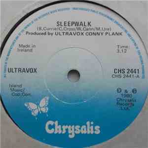 Ultravox - Sleepwalk album
