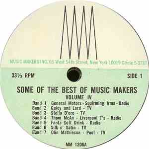 Unknown Artist - Some Of The Best Of Music Makers: Volume IV album