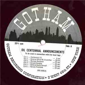 Various - Oil Centennial Announcements album