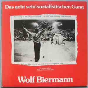 Wolf Biermann - Das Geht Sein' Sozialistischen Gang album