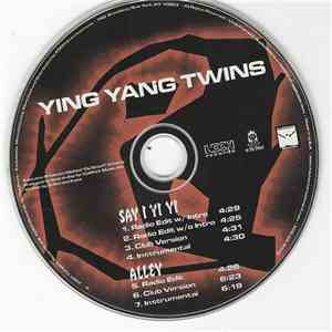 Ying Yang Twins - Say I Yi Yi / Alley album