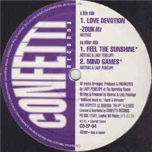 Abstrac & Lady Penelope - Love Devotion / Feel The Sunshine / Mind Games album