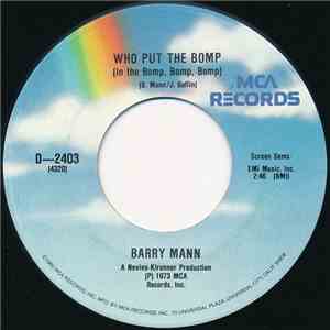 Barry Mann / Brian Hyland - Who Put The Bomp (In The Bomp, Bomp, Bomp) / Sealed With A Kiss album