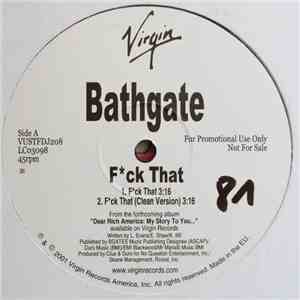 Bathgate - Fck That album
