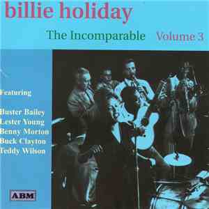 Billie Holiday - The Incomparable Volume 3 album