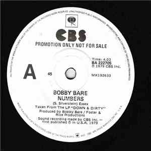 Bobby Bare - Numbers / When Hippies Get Older album