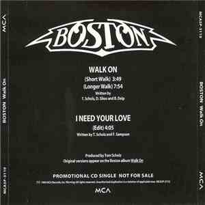 Boston - Walk On album