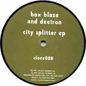 Box Blaze & Deetron - City Splitter EP album
