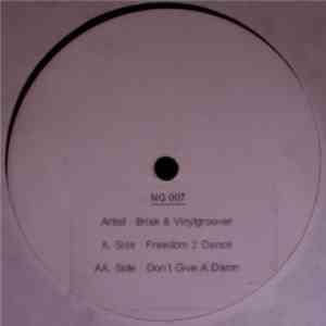 Brisk & Vinylgroover - Freedom 2 Dance / Don't Give A Damn album