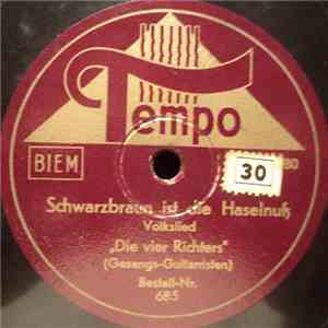 „Die Vier Richters“ (Gesangs-Guitarristen) / Reichsmusikzug Des Reichsarbeitsdienstes - Schwarzbraun Ist Die Haselnuß / Erika! album