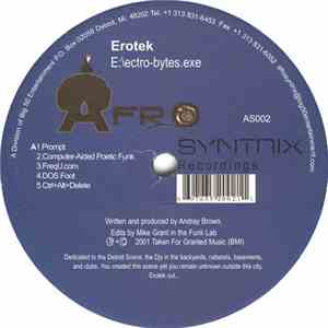 Erotek - E:ectro-bytes.exe album