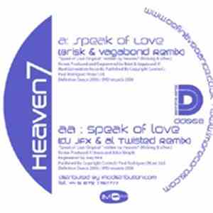 Heaven-7 - Speak Of Love (Remixes) album