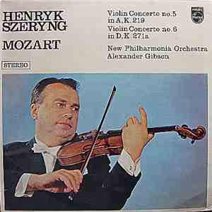 Henryk Szeryng, Mozart, New Philharmonia Orchestra, Alexander Gibson - Violin Concerto No.5 In A, K.219 / Violin Concerto No.6 In D, K.271a album