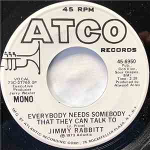 Jimmy Rabbitt - Everybody Needs Somebody That They Can Talk To album