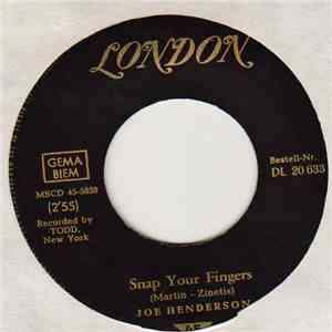 Joe Henderson  - Snap Your Fingers / If You See Me Cry album