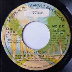 Leo Sayer - When I Need You album