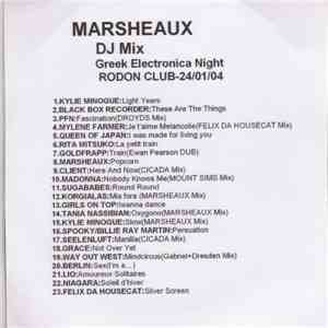 Marsheaux - DJ Mix Greek Electronica Night Rodon Club - 24/01/04 album