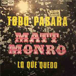 Matt Monro - Todo Pasara album