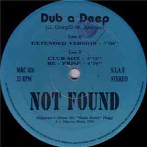 Not Found - Dub A Deep album
