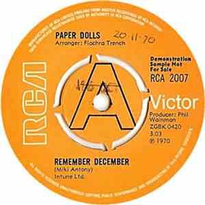 Paper Dolls - Remember December album
