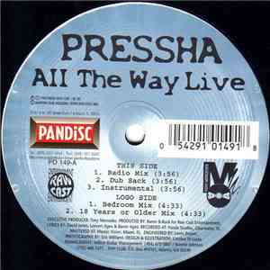 Pressha - All The Way Live album