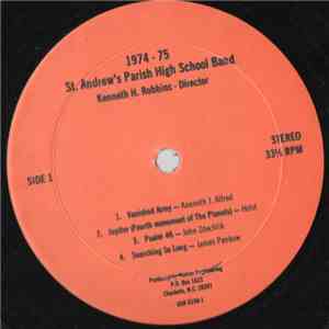 St. Andrew's Parish High School Band - 1974 - 75 album
