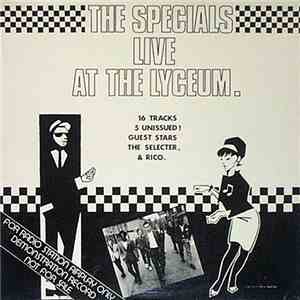 The Specials - Live At The Lyceum album