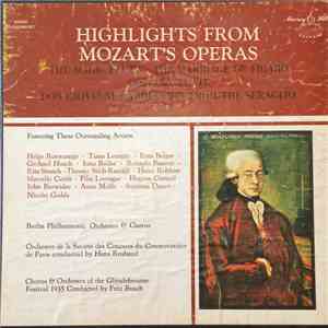 Various - Highlights From Mozart's Operas album