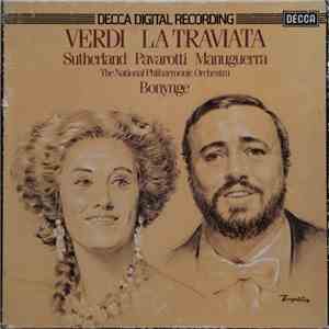 Verdi, Sutherland, Pavarotti, Bonynge, Manuguerra, The National Philharmonic Orchestra - La Traviata album