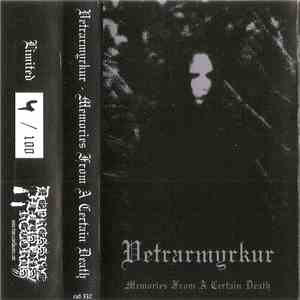 Vetrarmyrkur - Memories From A Certain Death album