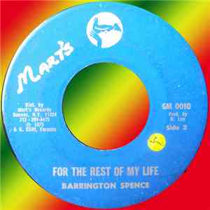 Barrington Spence - For The Rest Of My Life album