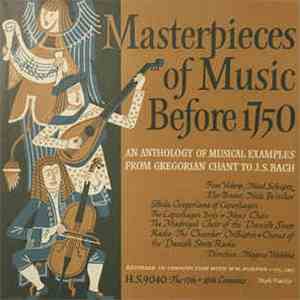 Danish Soloists And Ensembles - Masterpieces Of Music Before 1750 album
