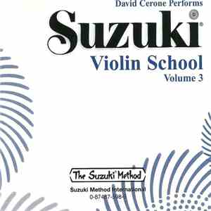 David Cerone - Suzuki Violin School: Volume 3 album