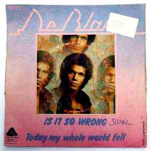 De Blanc - Is It So Wrong album