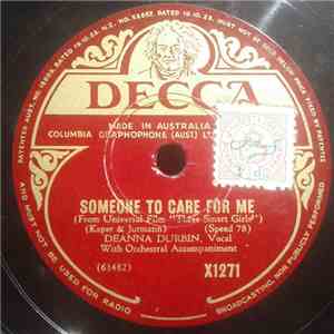 Deanna Durbin - Someone To Care For Me / Il Bacio (The Kiss) album