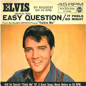 Elvis Presley With The Jordanaires - (Such An) Easy Question / It Feels So Right album